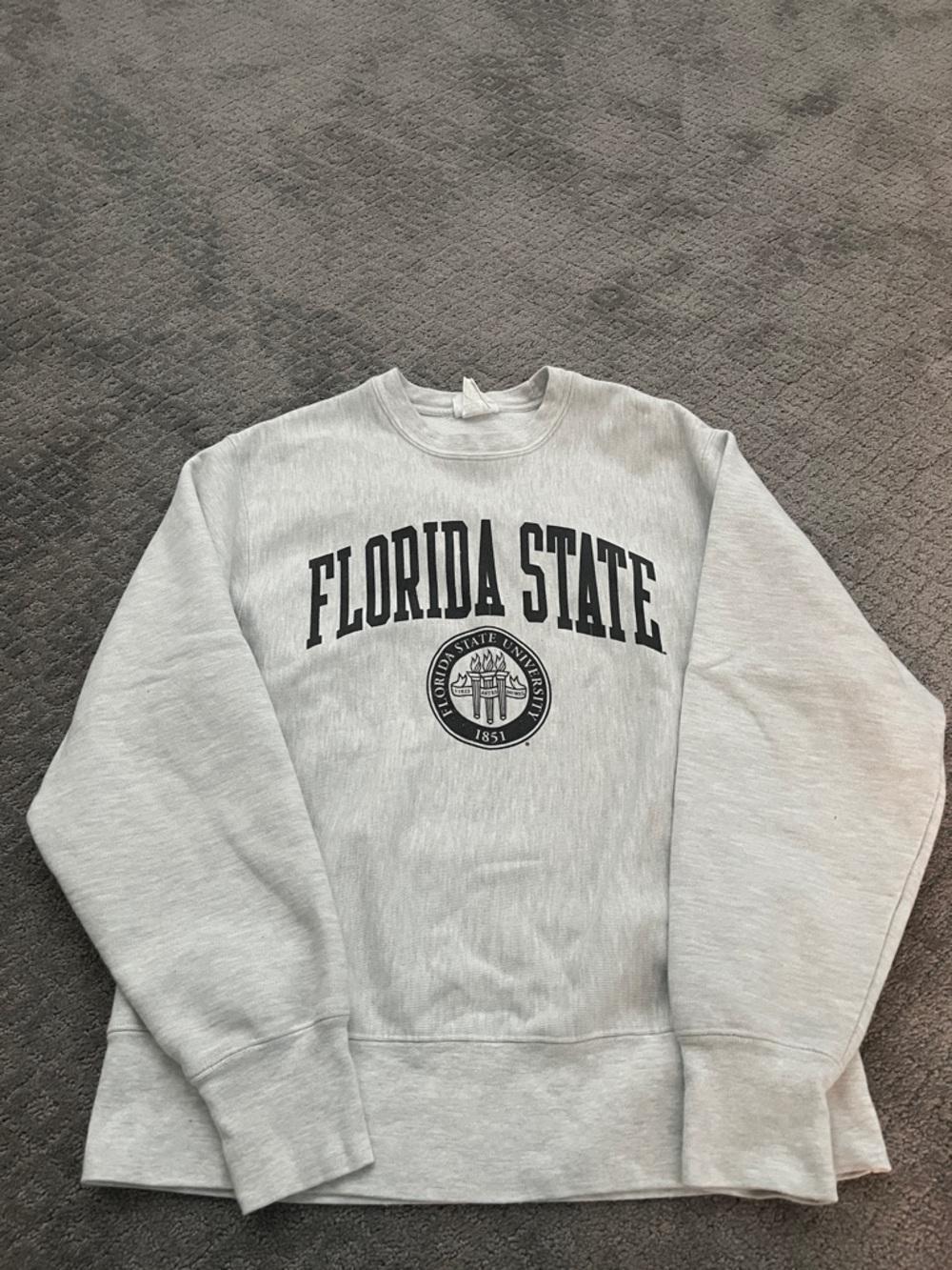 Florida State University Gray Crewneck Sweatshirt